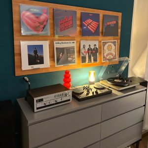 Support mural pour vinyle — lot de 2