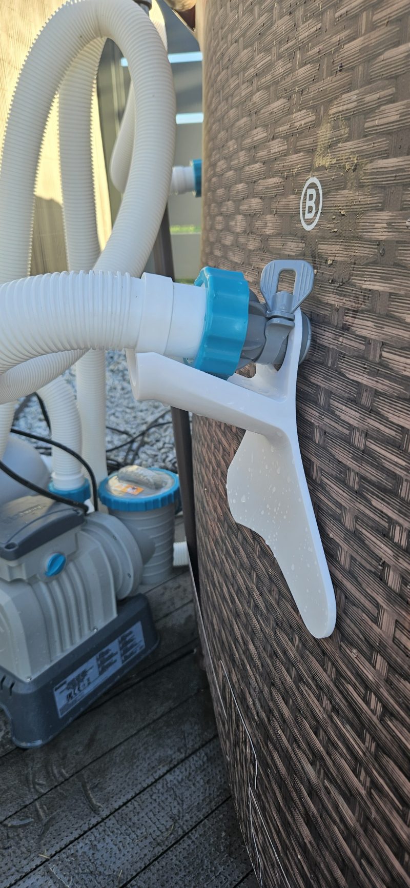 Supports de tuyau pour piscine hors-sol — lot de 2