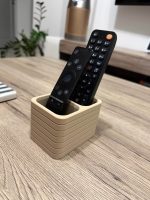 Porte-télécommandes moderne — imprimé en 3D