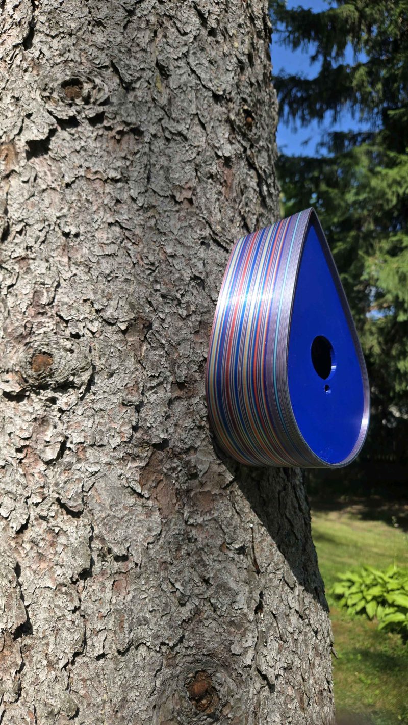Nichoir à oiseaux à bardeaux — imprimé en 3D