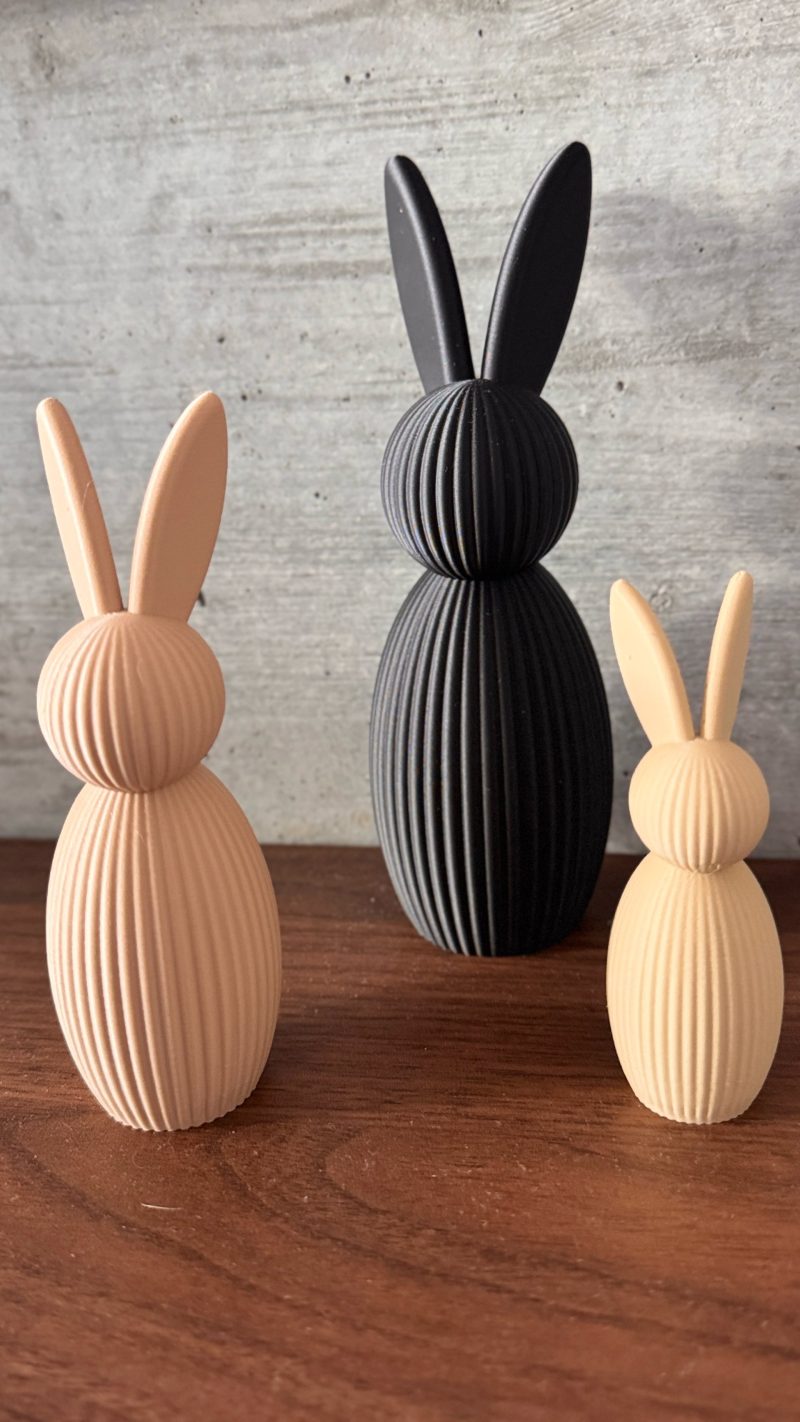 Lapins minimalistes — lot de 4