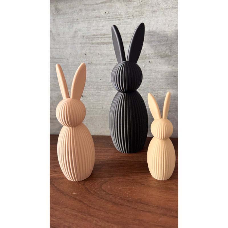 Lapins minimalistes — lot de 4