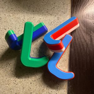 Patères pour outils de jardin — lot de 4