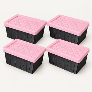 Mini bacs de rangement à poignées, lot de 4, imprimé en 3D par 3D'CLYPSE