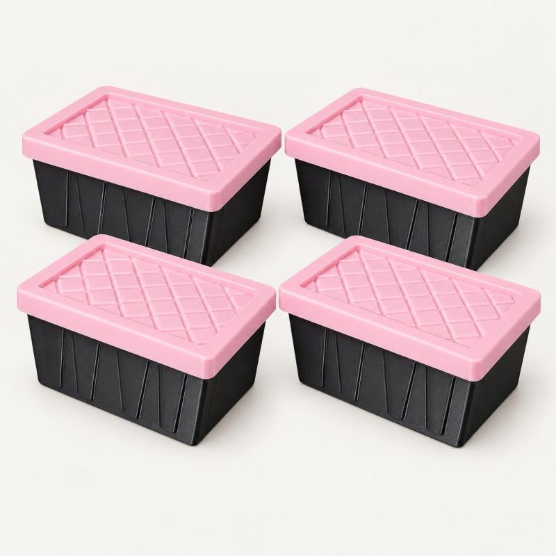 Mini bacs de rangement à poignées, lot de 4, imprimé en 3D par 3D'CLYPSE