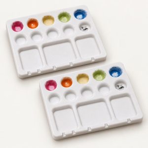 Palette de peinture à godets, lot de 2, imprimé en 3D par 3D'CLYPSE