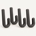 Patère murale, lot de 4, imprimé en 3D par 3D'CLYPSE