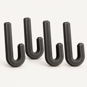 Patère murale, lot de 4, imprimé en 3D par 3D'CLYPSE