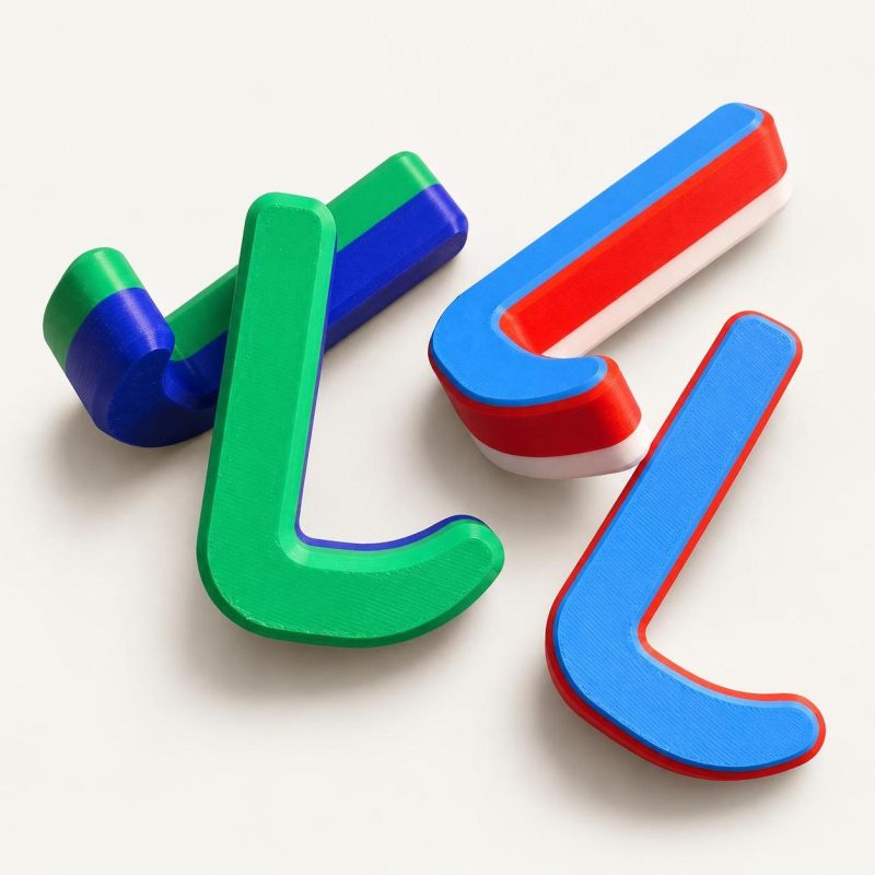 Patères pour outils de jardin, lot de 4, imprimé en 3D par 3D'CLYPSE