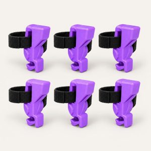 Porte-hameçons pour canne à pêche, lot de 6, imprimé en 3D par 3D'CLYPSE
