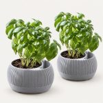 Pot à réserve d'eau avec témoin de niveau, lot de 2, imprimé en 3D par 3D'CLYPSE