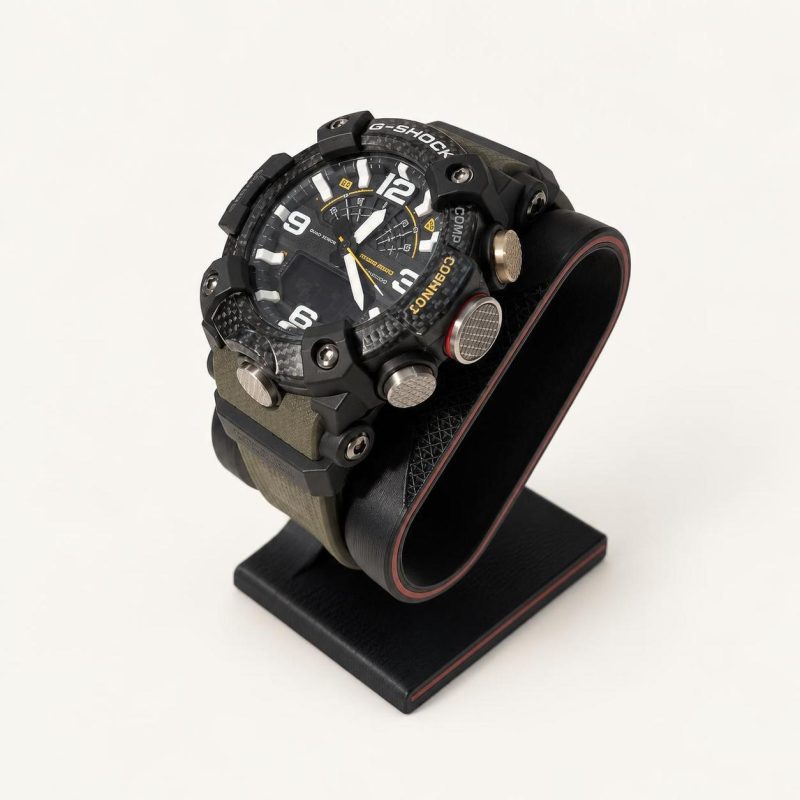 Présentoir à montre design, socle plein, imprimé en 3D par 3D'CLYPSE