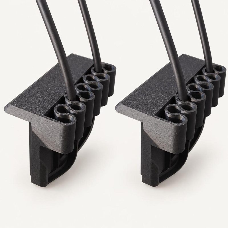 Serre-câble de bureau à visser, lot de 2, imprimé en 3D par 3D'CLYPSE