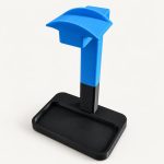 Support casque avec vide-poche intégré, imprimé en 3D par 3D'CLYPSE