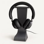 Support casque moderne, socle plein, imprimé en 3D par 3D'CLYPSE