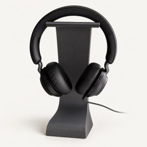 Support casque moderne, socle plein, imprimé en 3D par 3D'CLYPSE