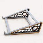 Support inclinable pour ordinateur portable, grand modèle, imprimé en 3D par 3D'CLYPSE