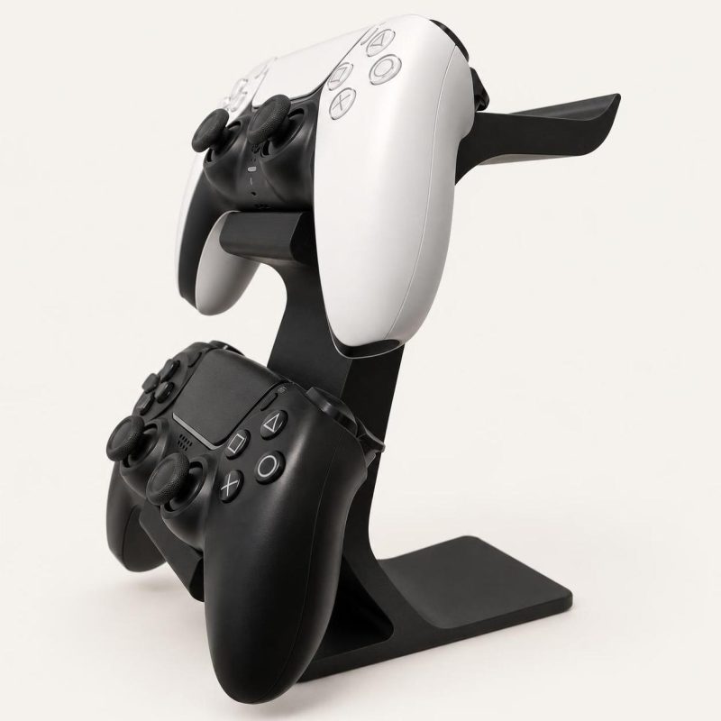 support-manette-et-casque-gaming-2-en-1-3dclypse Support manette et casque gaming, 2 en 1, imprimé en 3D par 3D'CLYPSE