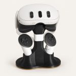 Support Meta Quest 3, 3S et Quest 2 – station de bureau imprimée en 3D, imprimé en 3D par 3D'CLYPSE