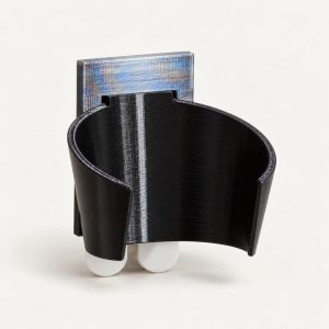 Support sèche-cheveux compact, imprimé en 3D par 3D'CLYPSE