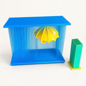 Tableau mural « À l'abri de la pluie », imprimé en 3D par 3D'CLYPSE