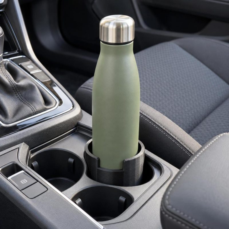 Adaptateur de porte-gobelet pour bouteille fine Adaptateur de porte-gobelet pour bouteille fine, imprimé en 3D en PLA