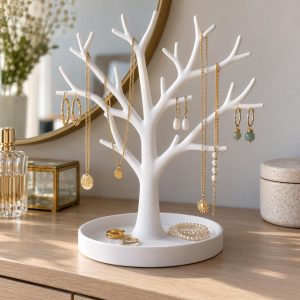 Arbre à bijoux, branches pour boucles et colliers, imprimé en 3D en PLA