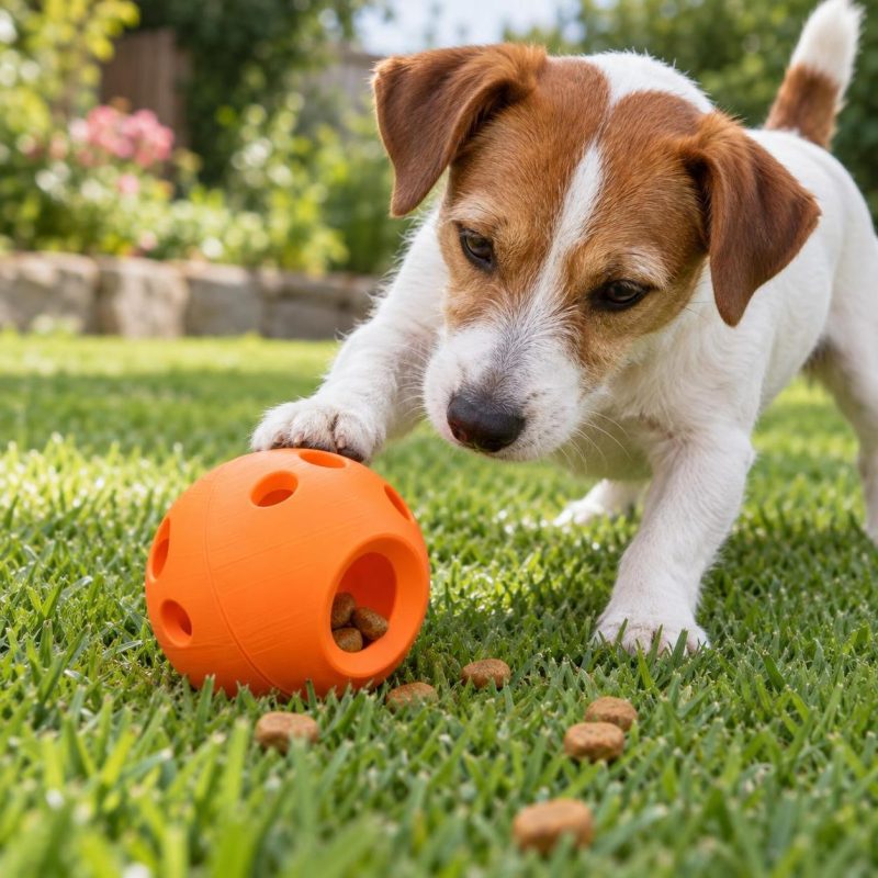 Balle distributrice de friandises pour chien, imprimé en 3D en PLA
