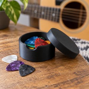 Boîte à médiators à clapet, imprimé en 3D en PLA