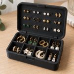 Boîtier de voyage pour boucles d'oreilles, imprimé en 3D en PLA