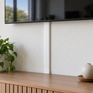 Cache-câbles de bureau et TV, rail de 50 cm, imprimé en 3D en PLA