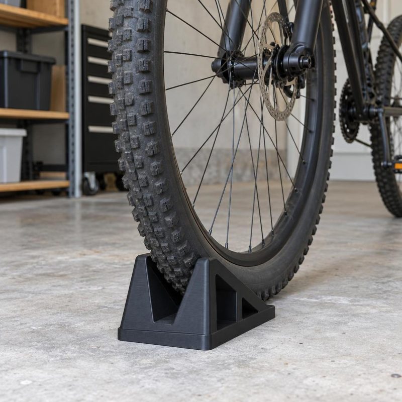 Cale de roue pour garage à vélos, imprimé en 3D en PLA