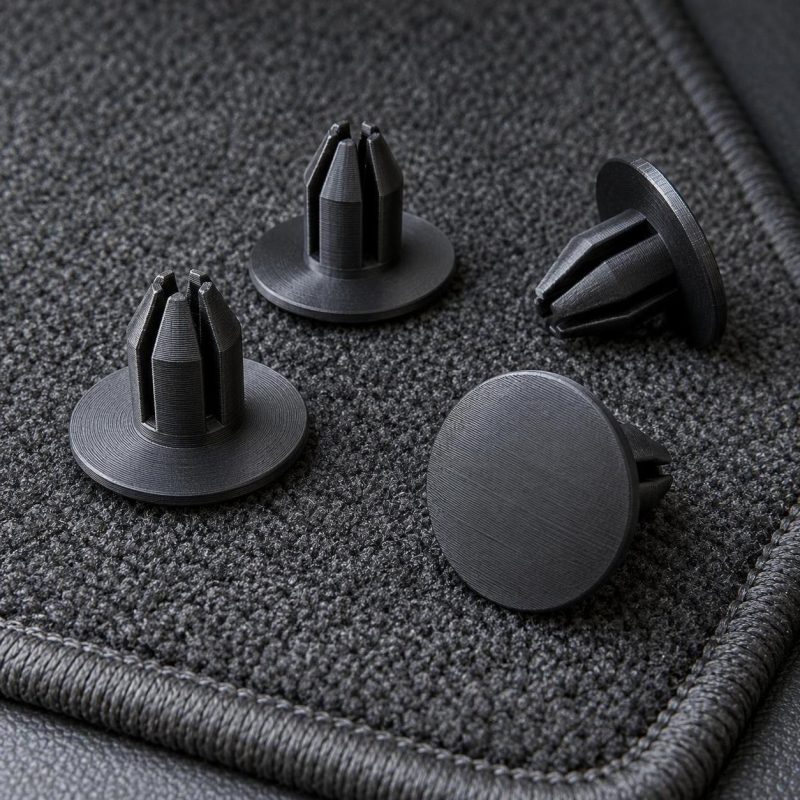 Clips de fixation de tapis de sol, lot de 4 Clips de fixation de tapis de sol, lot de 4, imprimé en 3D en PLA
