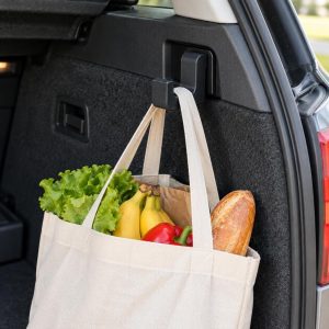 Crochet de coffre pour sacs de courses, imprimé en 3D en PLA