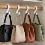 Crochets à sacs pour tringle de dressing, lot de 4, imprimé en 3D en PLA