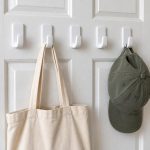 Crochets adhésifs pour manteaux et sacs, lot de 5, imprimé en 3D en PLA