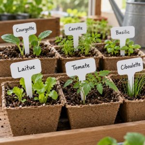 Étiquettes à planter pour semis, lot de 15, imprimé en 3D en PLA