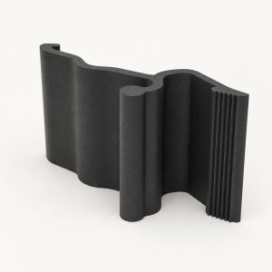 Pièce de blocage de capot de store banne – reproduction 3D (ASA carbone noir), imprimé en 3D par 3D'CLYPSE