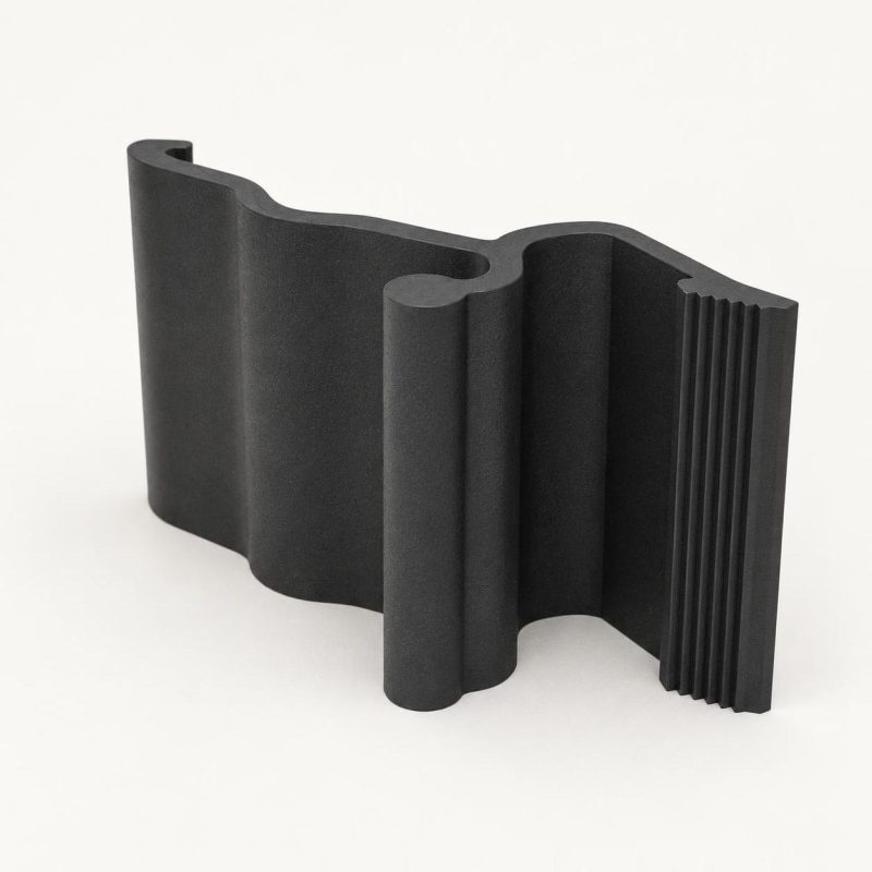 Pièce de blocage de capot de store banne – reproduction 3D (ASA carbone noir), imprimé en 3D par 3D'CLYPSE