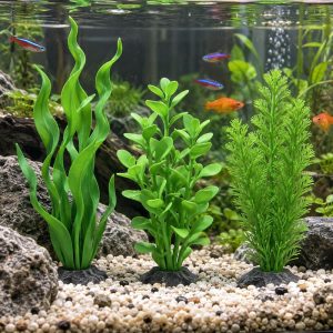 Plantes d'aquarium décoratives, lot de 3, imprimé en 3D en PLA