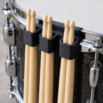 Porte-baguettes de batterie à clipser, imprimé en 3D en PLA