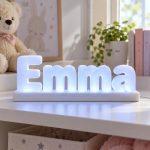 Prénom lumineux 3D Emma en lettres LED blanc froid