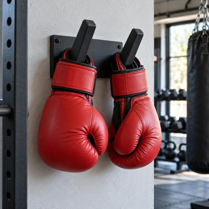 Support de gants de boxe mural, imprimé en 3D en PLA