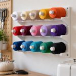 Support mural pour bobines de fil, 24 broches, imprimé en 3D en PLA