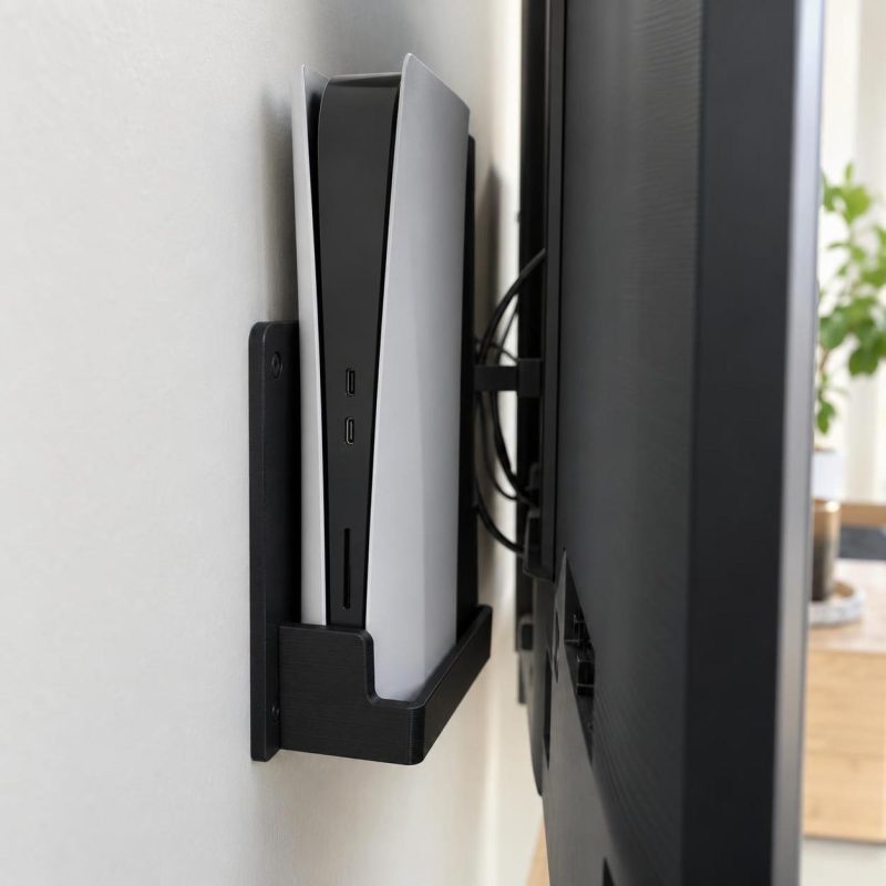 Support mural pour console de jeux compacte, imprimé en 3D en PLA