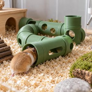 Tunnel de jeu modulable pour rongeurs, imprimé en 3D en PLA